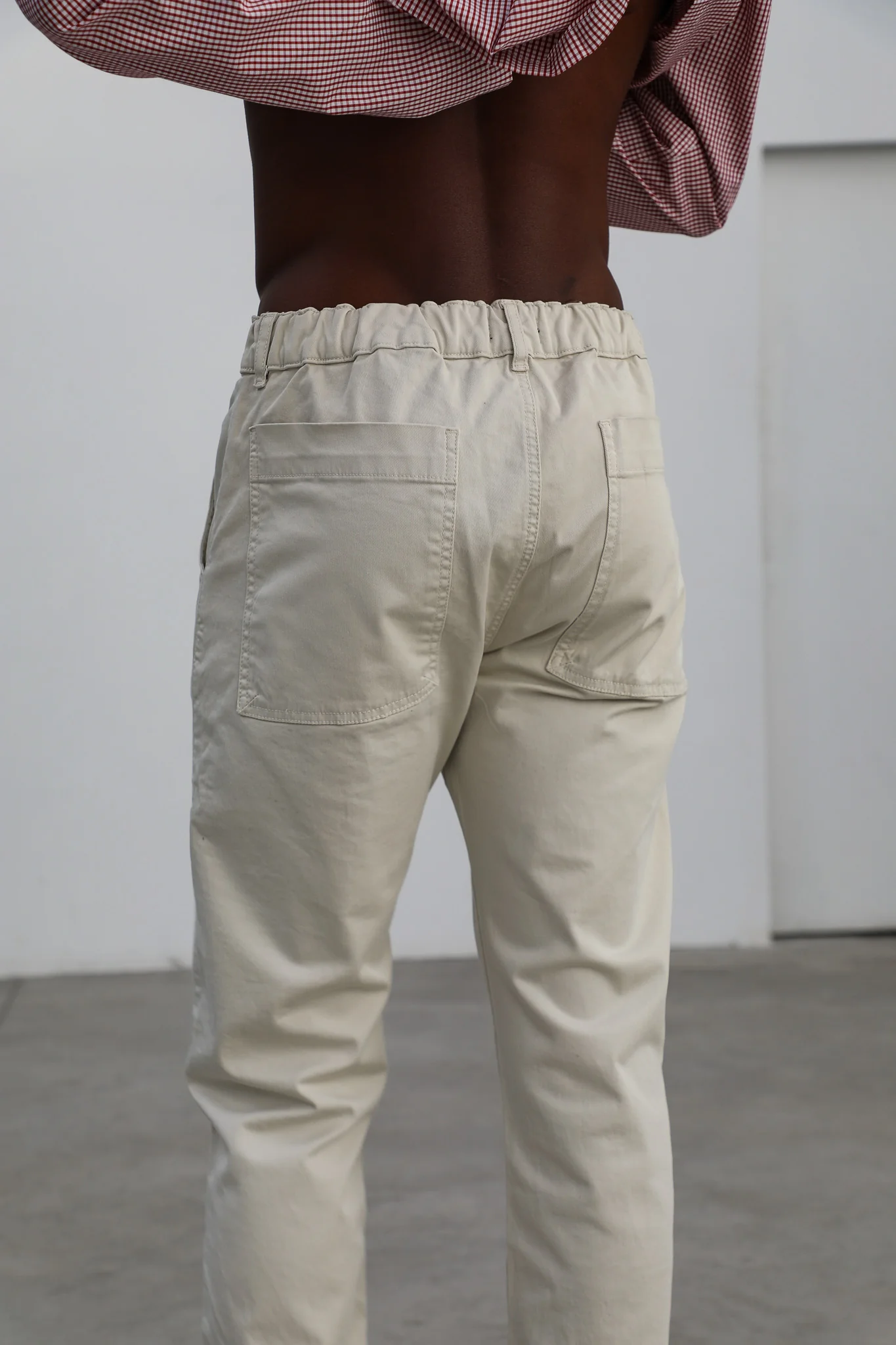 Button Comfy Pants Natural - Image 10