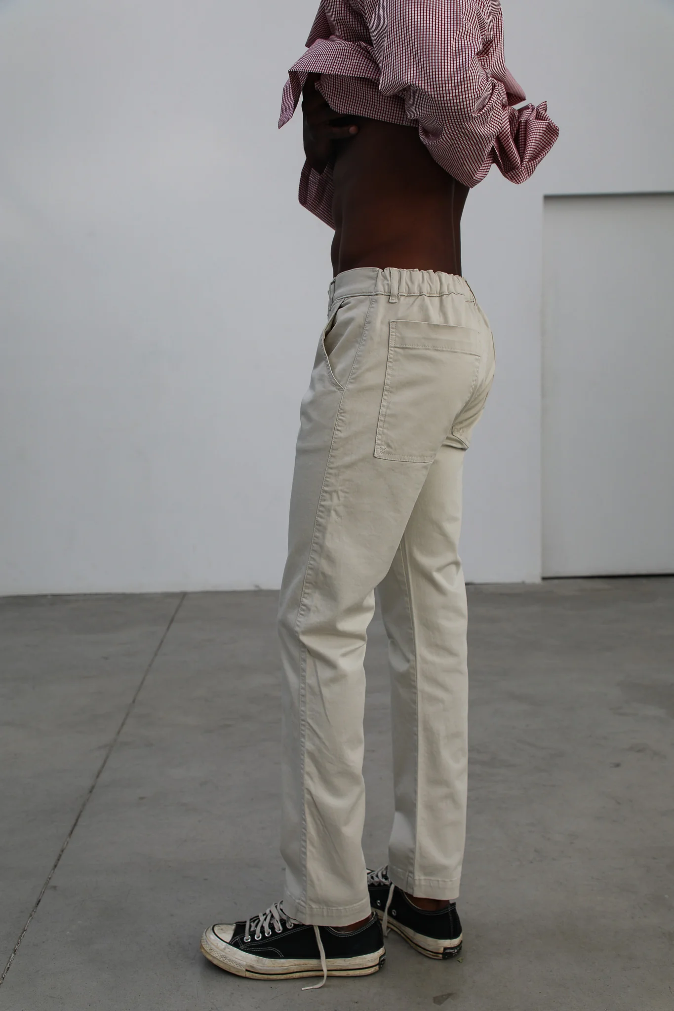 Button Comfy Pants Natural - Image 11