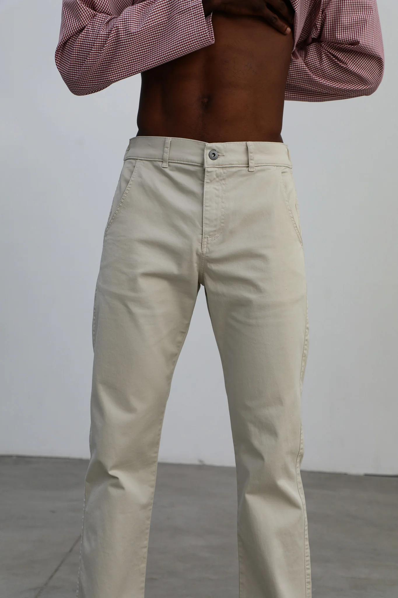 Button Comfy Pants Natural - Image 5