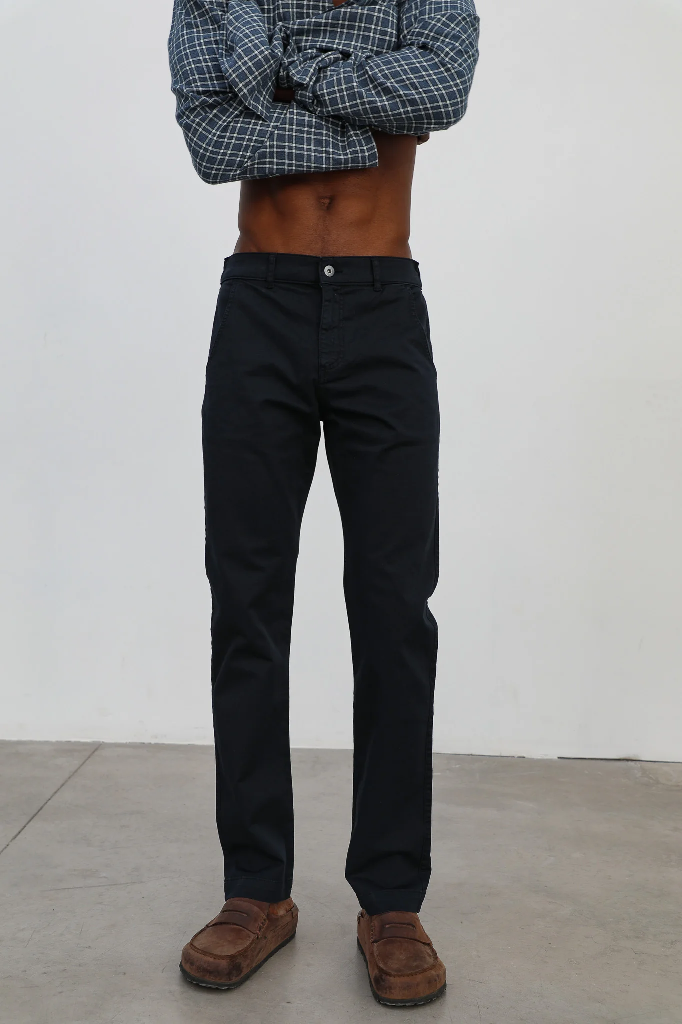Button Comfy Pants Navy - Image 5