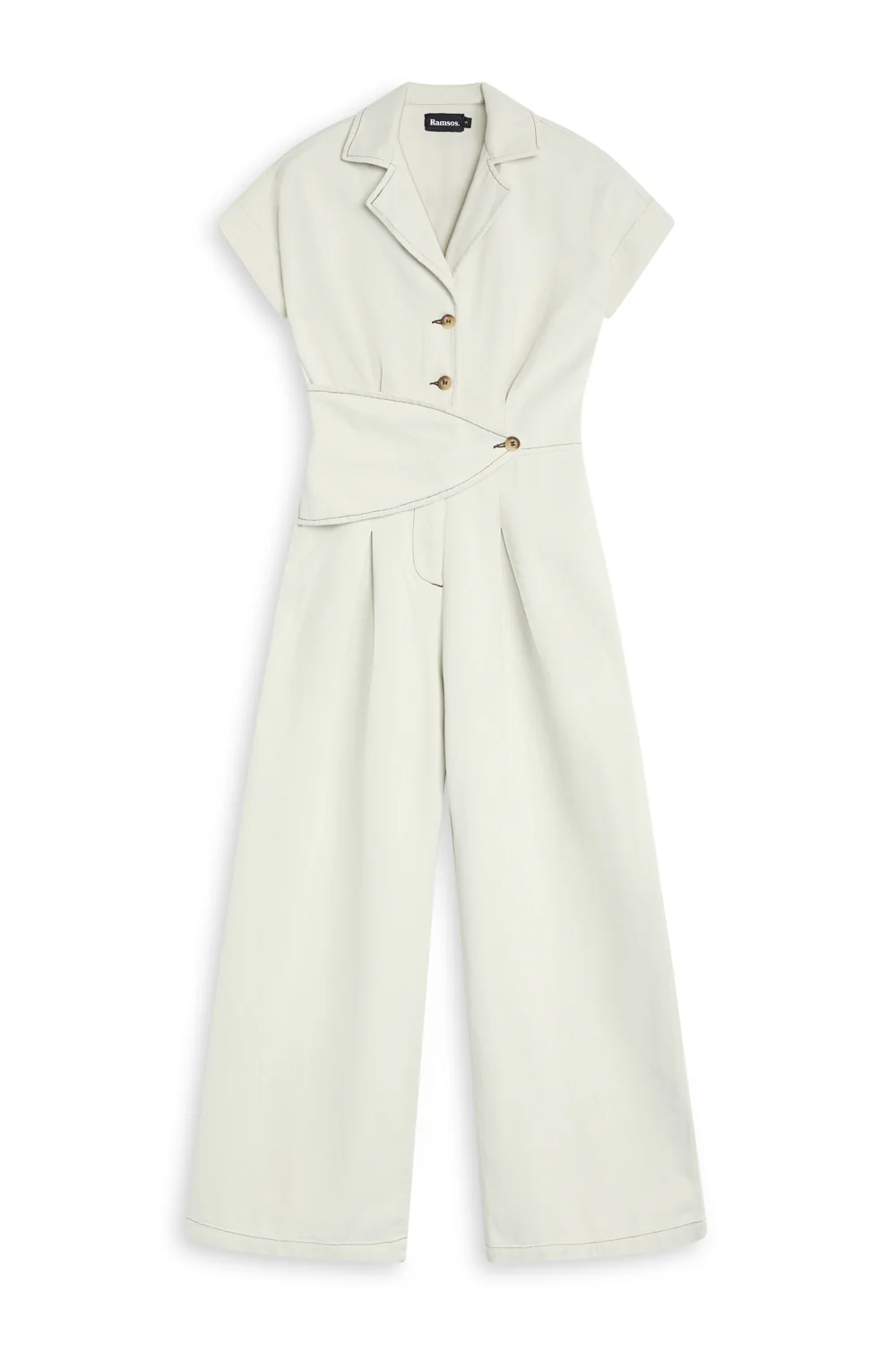 Buttons Romper Natural - Image 3