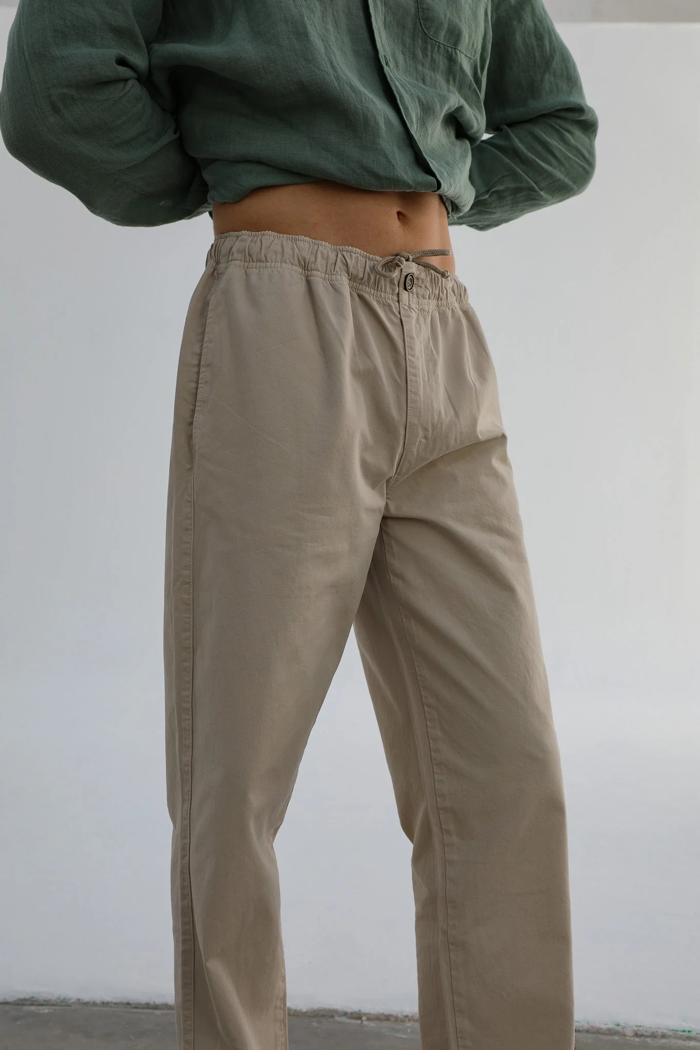 Cool Comfy Pants Beige - Image 3