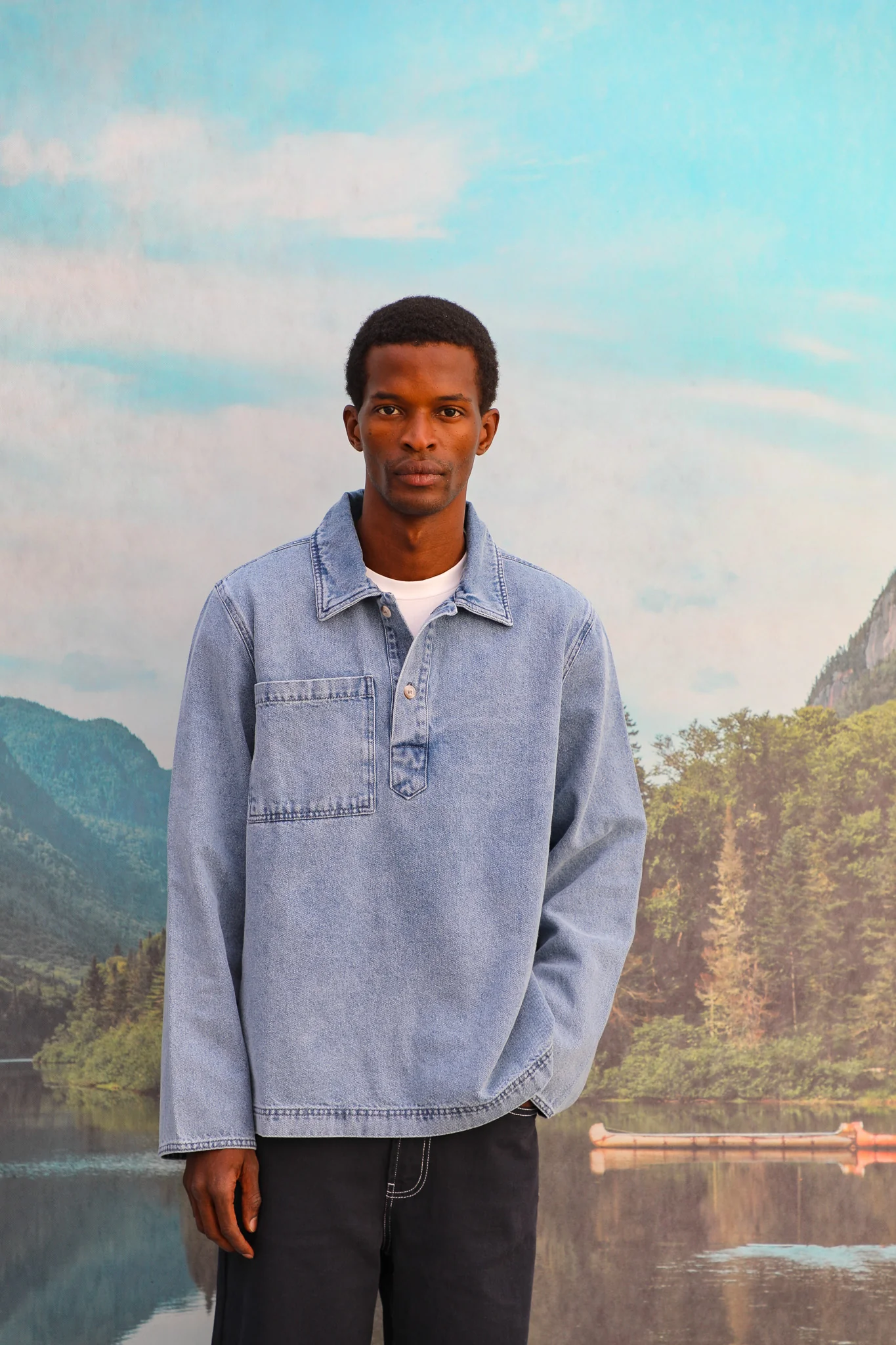 Cool Denim Polo - Image 3