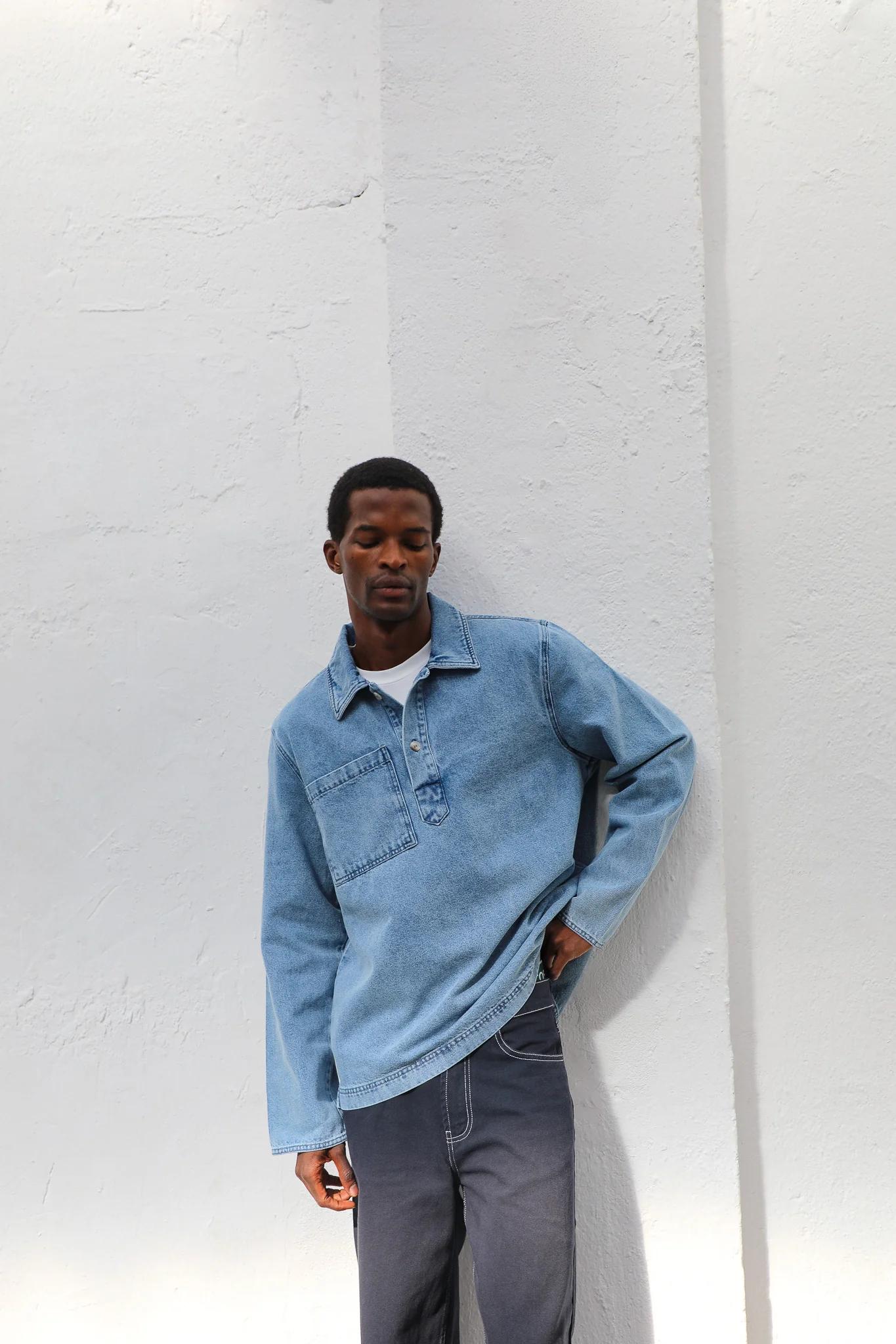 Cool Denim Polo - Image 7