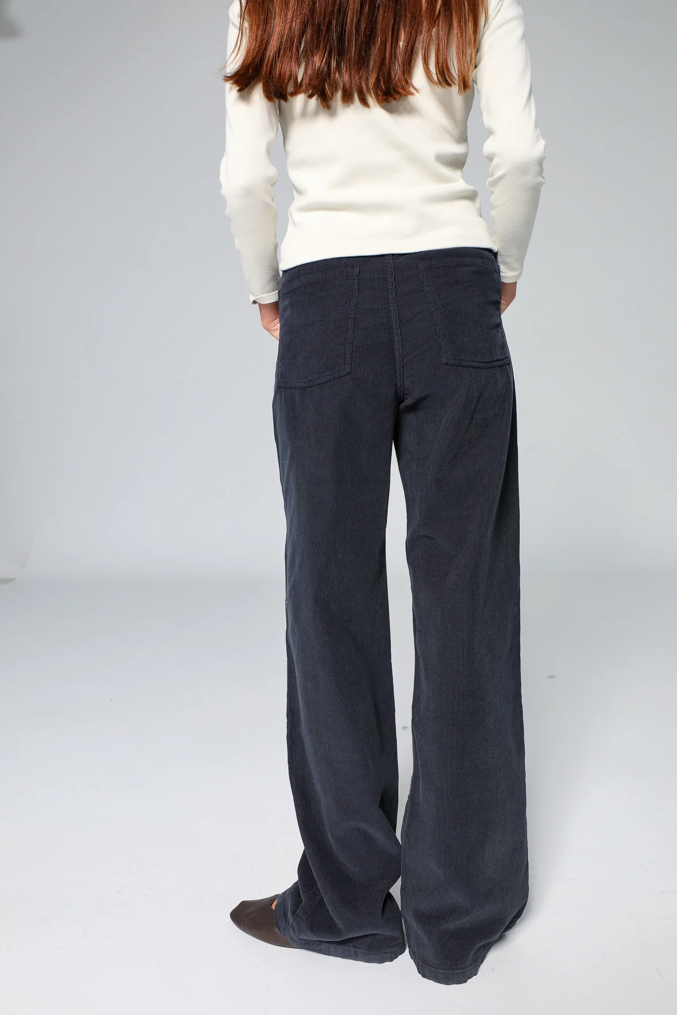 Corduroy Pants Navy - Image 10