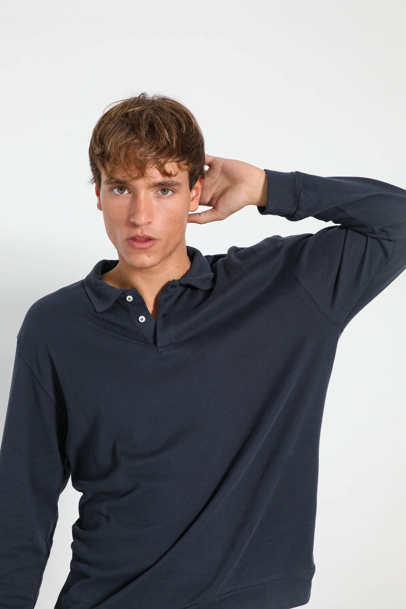 Cozy Polo Navy - Image 5