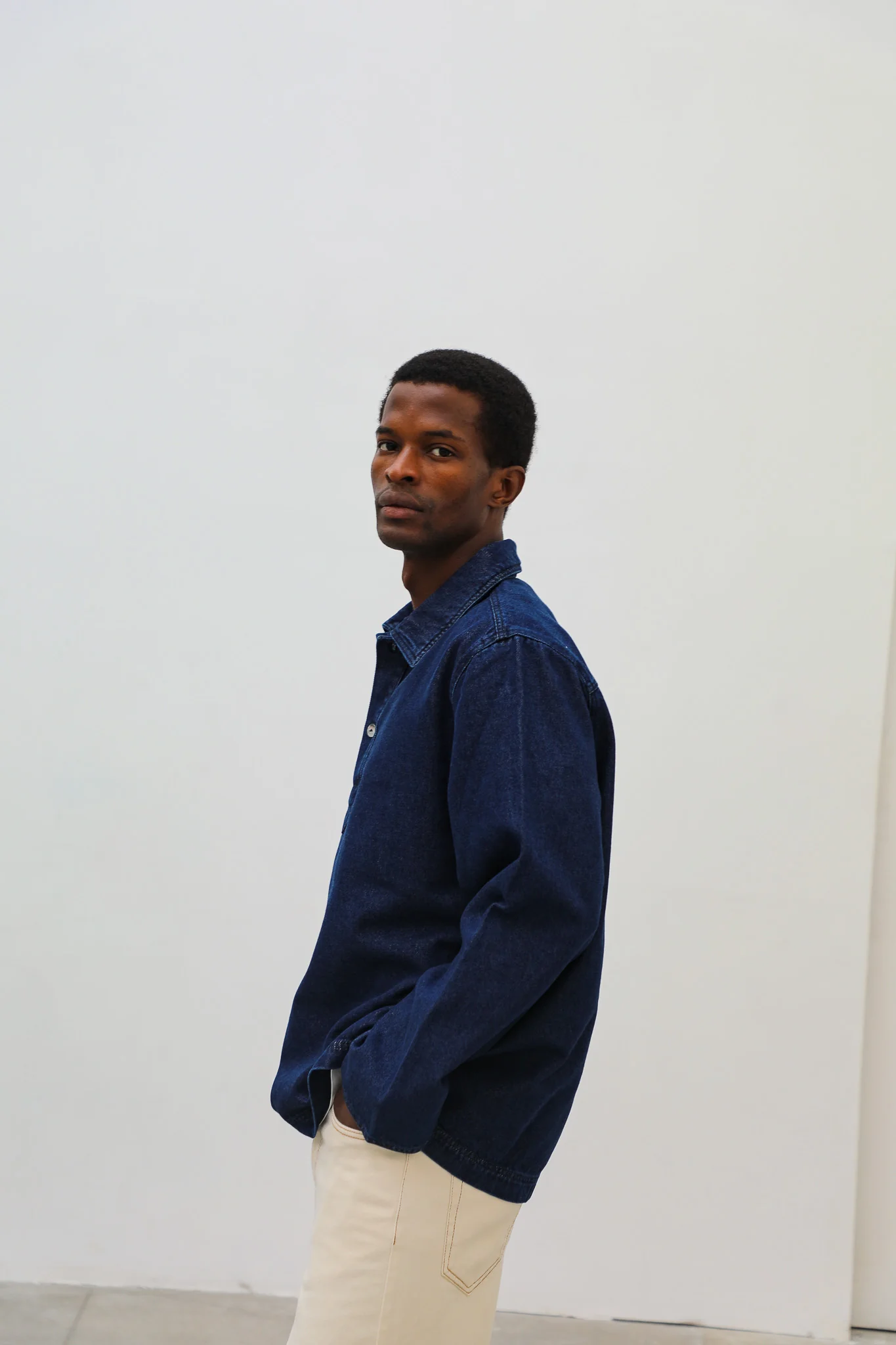 Dark Denim Polo - Image 3