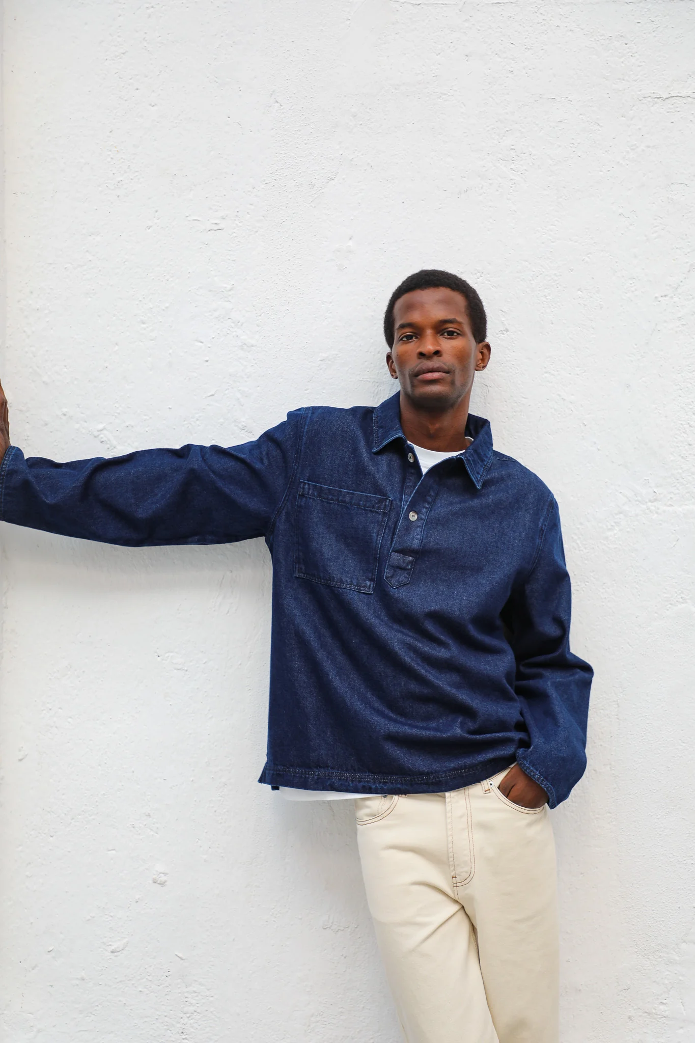 Dark Denim Polo - Image 7