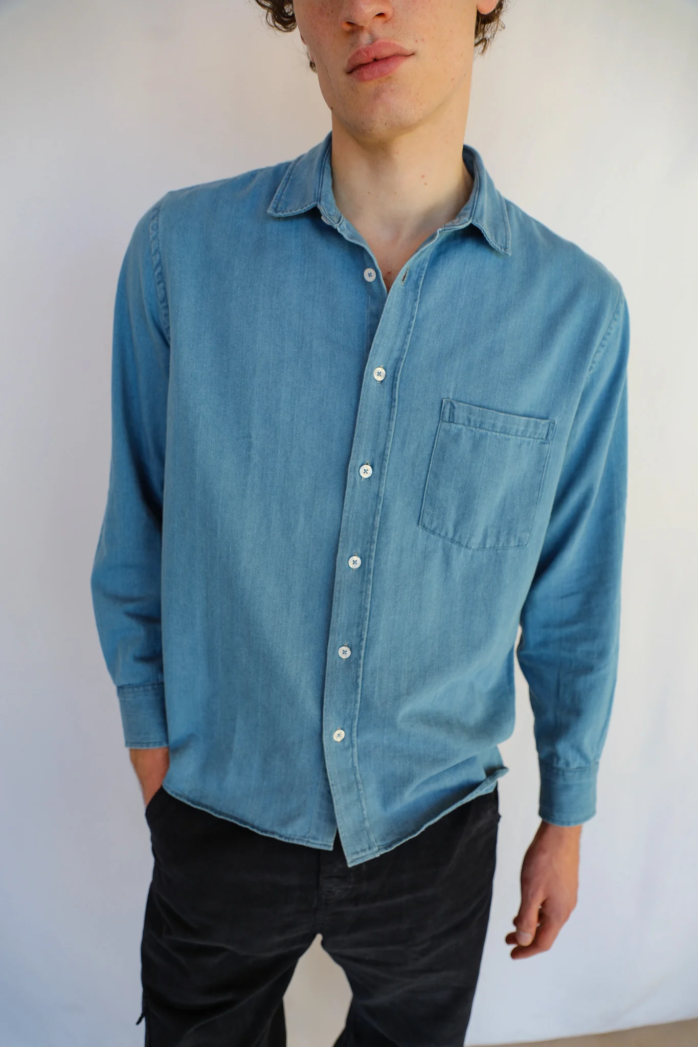 Cool Denim Shirt Blue - Image 3