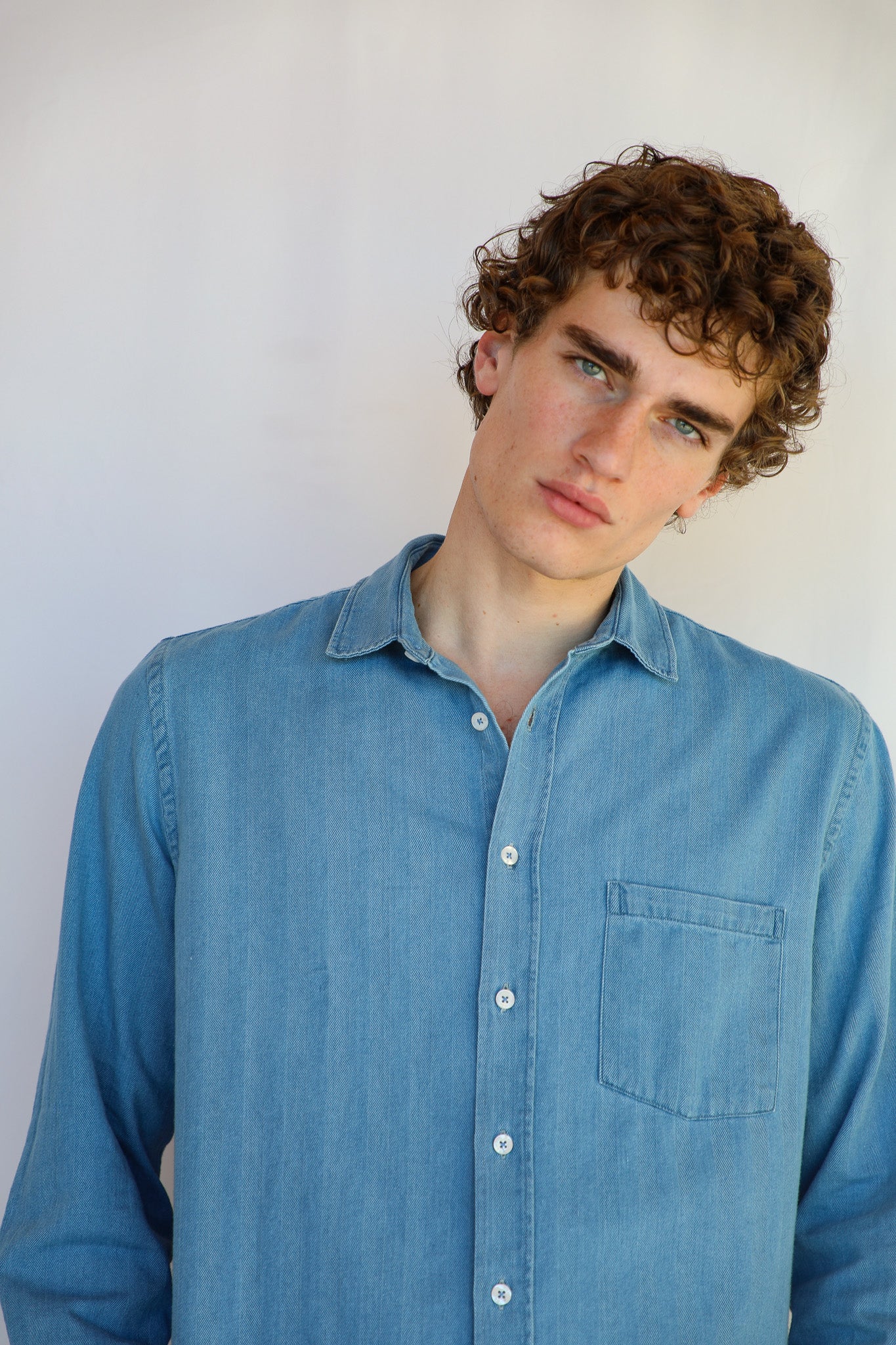 Cool Denim Shirt Blue - Image 6