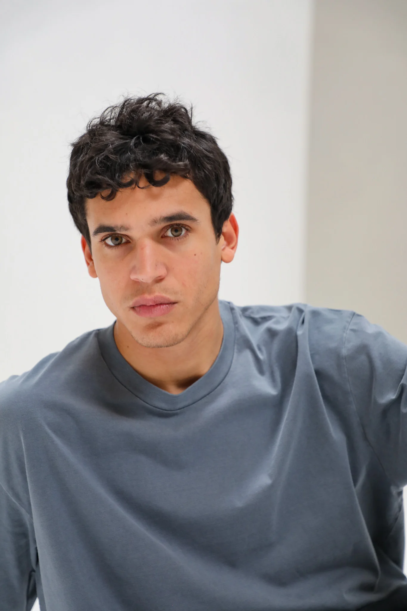 Long Trendy Modern T-Shirt Blue - Image 5