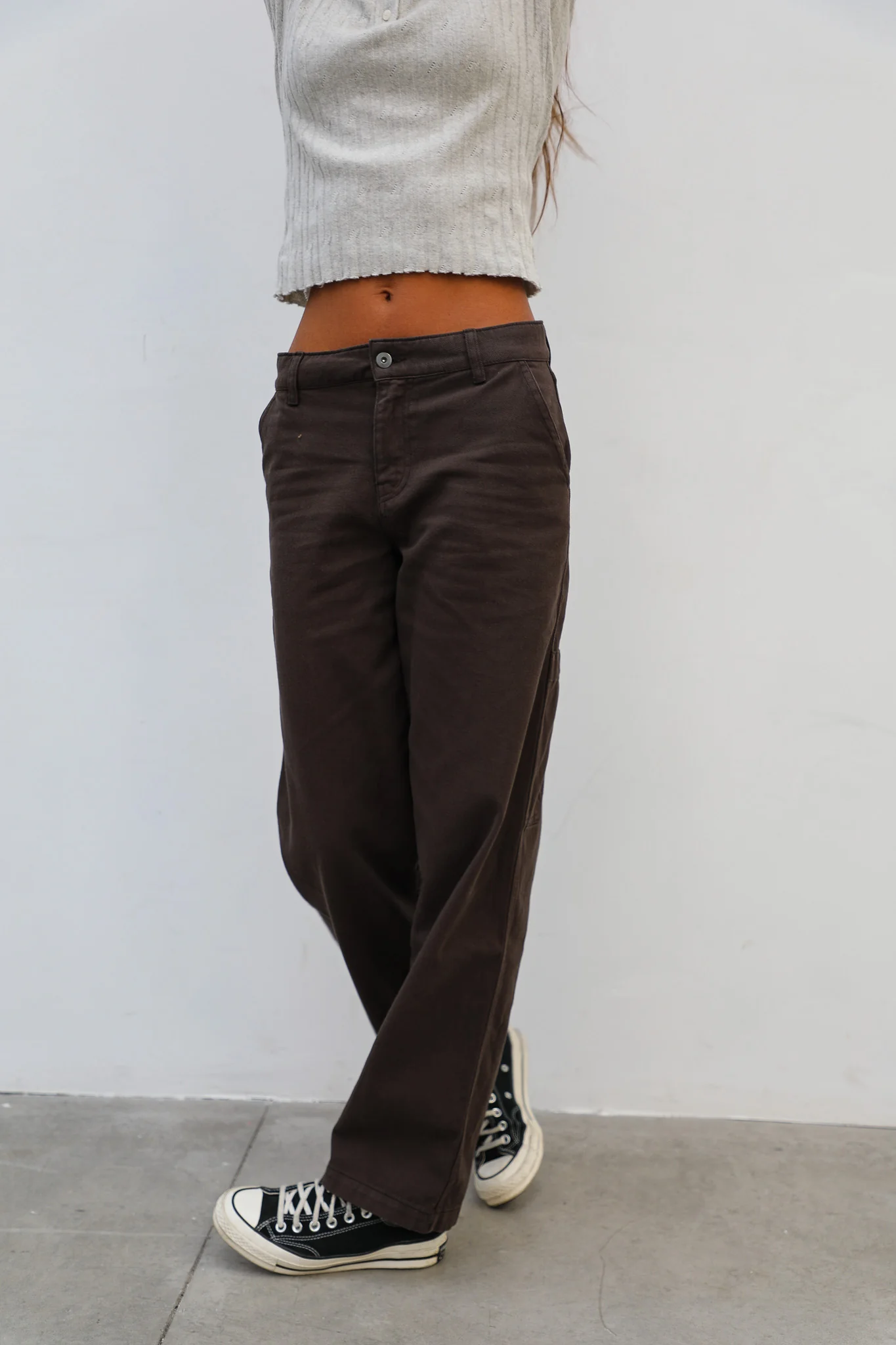 Modern Comfy Pants Women Dark Brown - Image 3