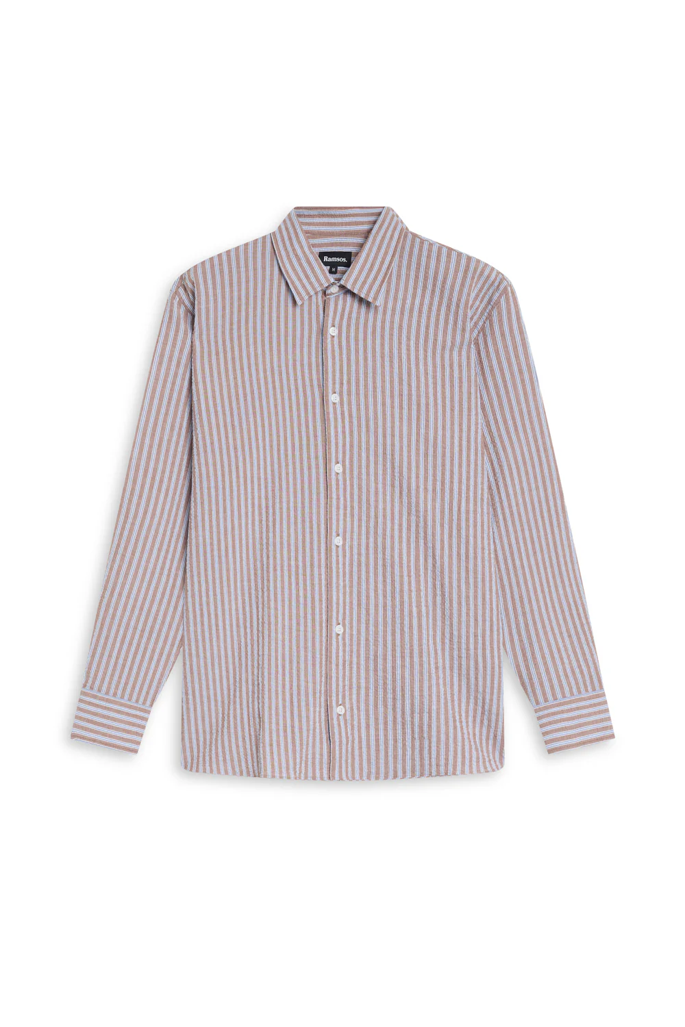 Modern Stripes Shirt Brown - Image 10