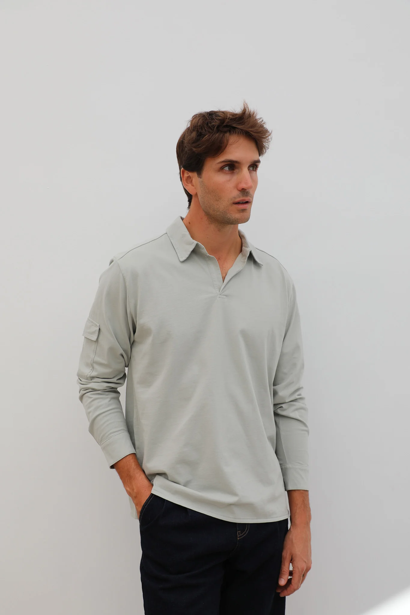 Pocket Modern Polo Light Green  - Image 4