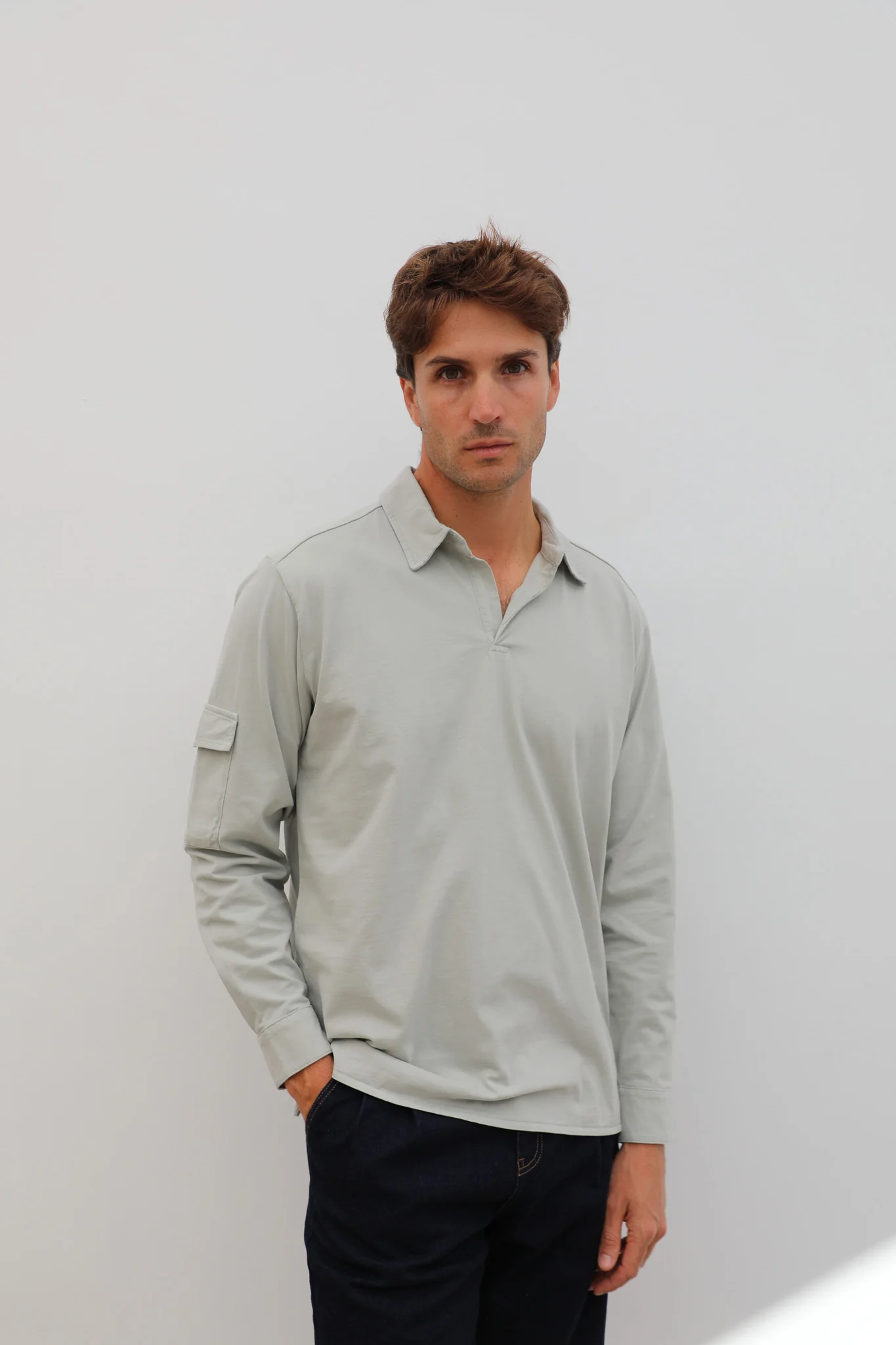 Pocket Modern Polo Light Green  - Image 6