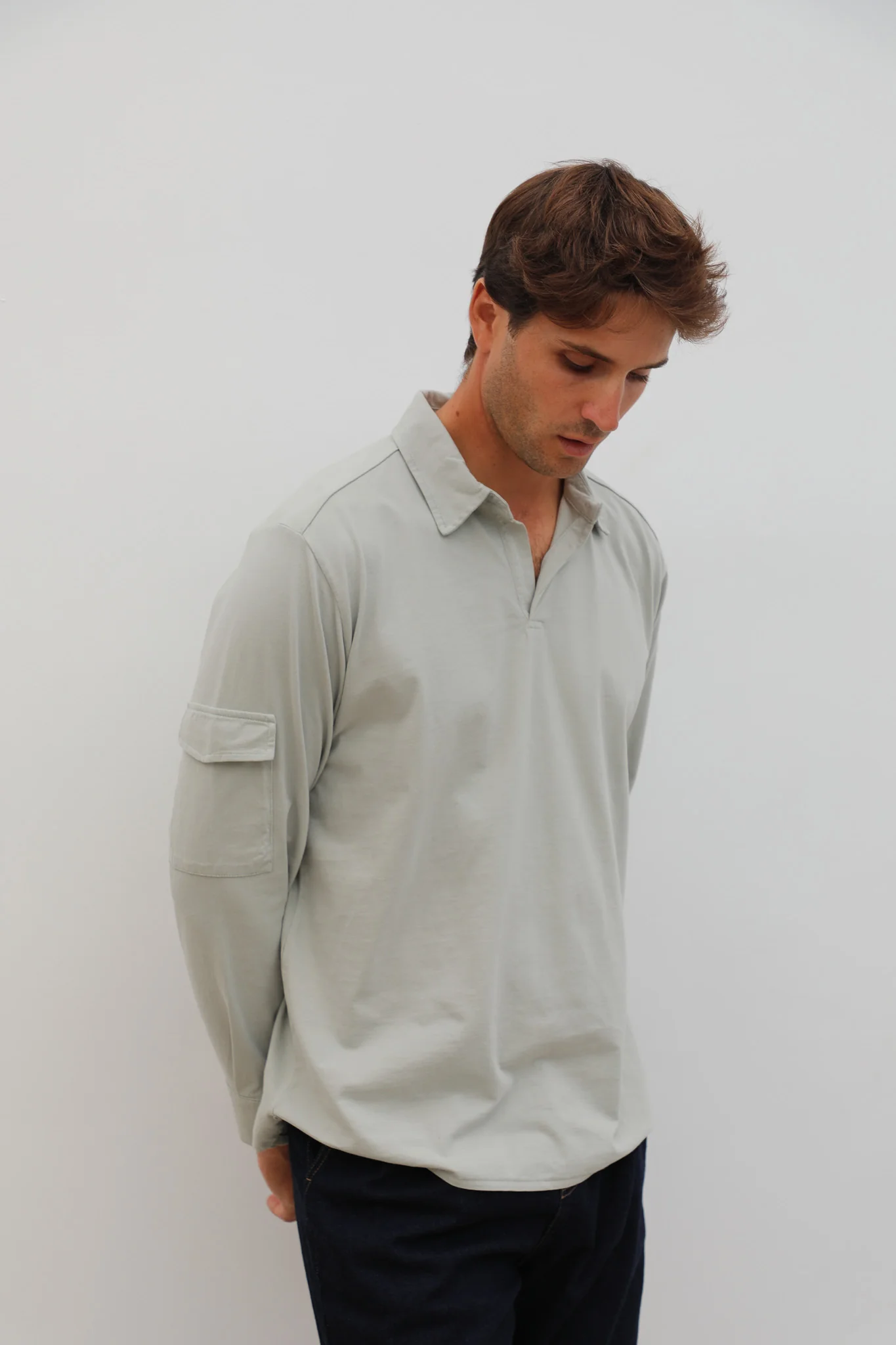 Pocket Modern Polo Light Green  - Image 9