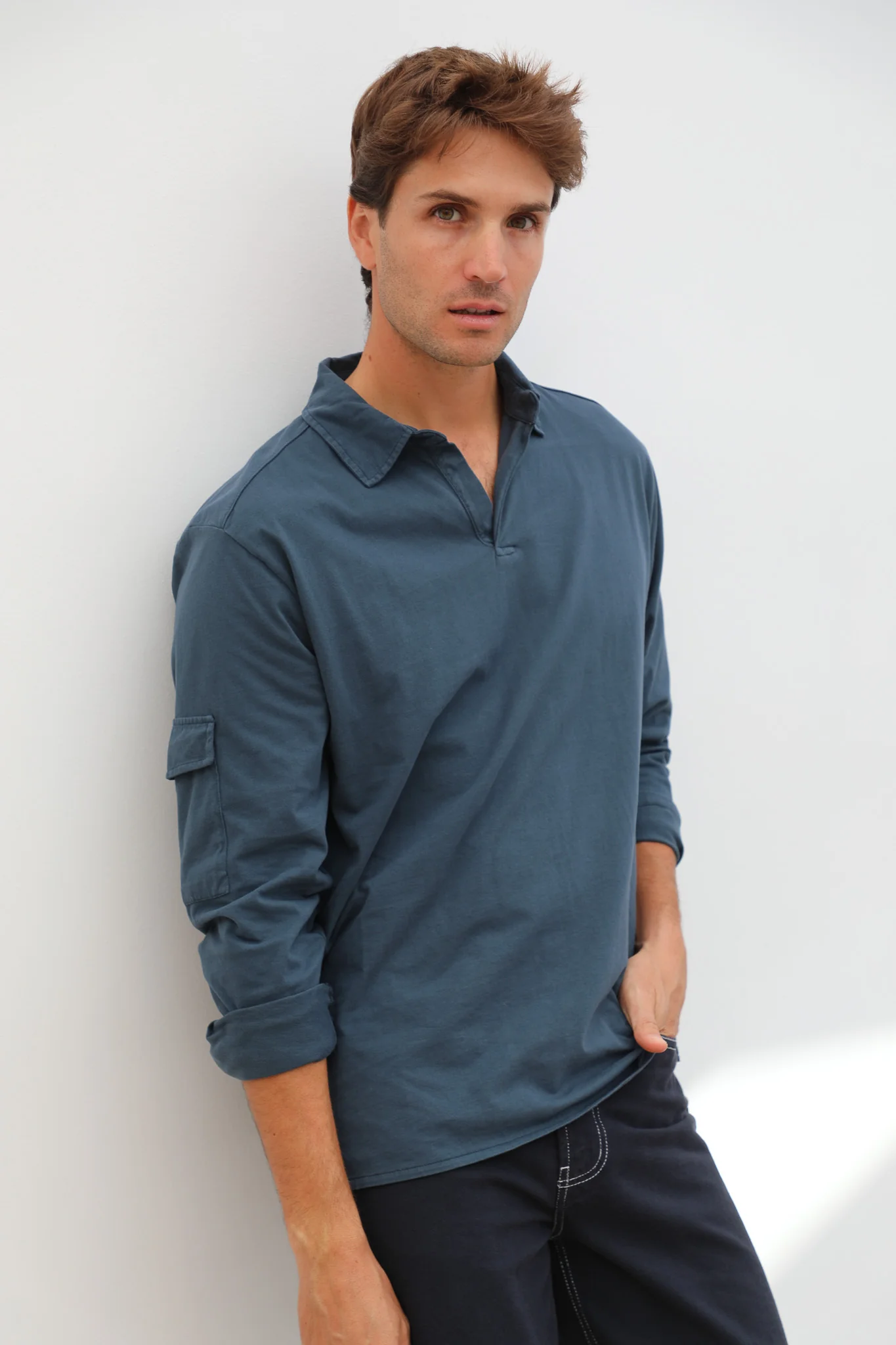 Pocket Modern Polo Petrol - Image 6