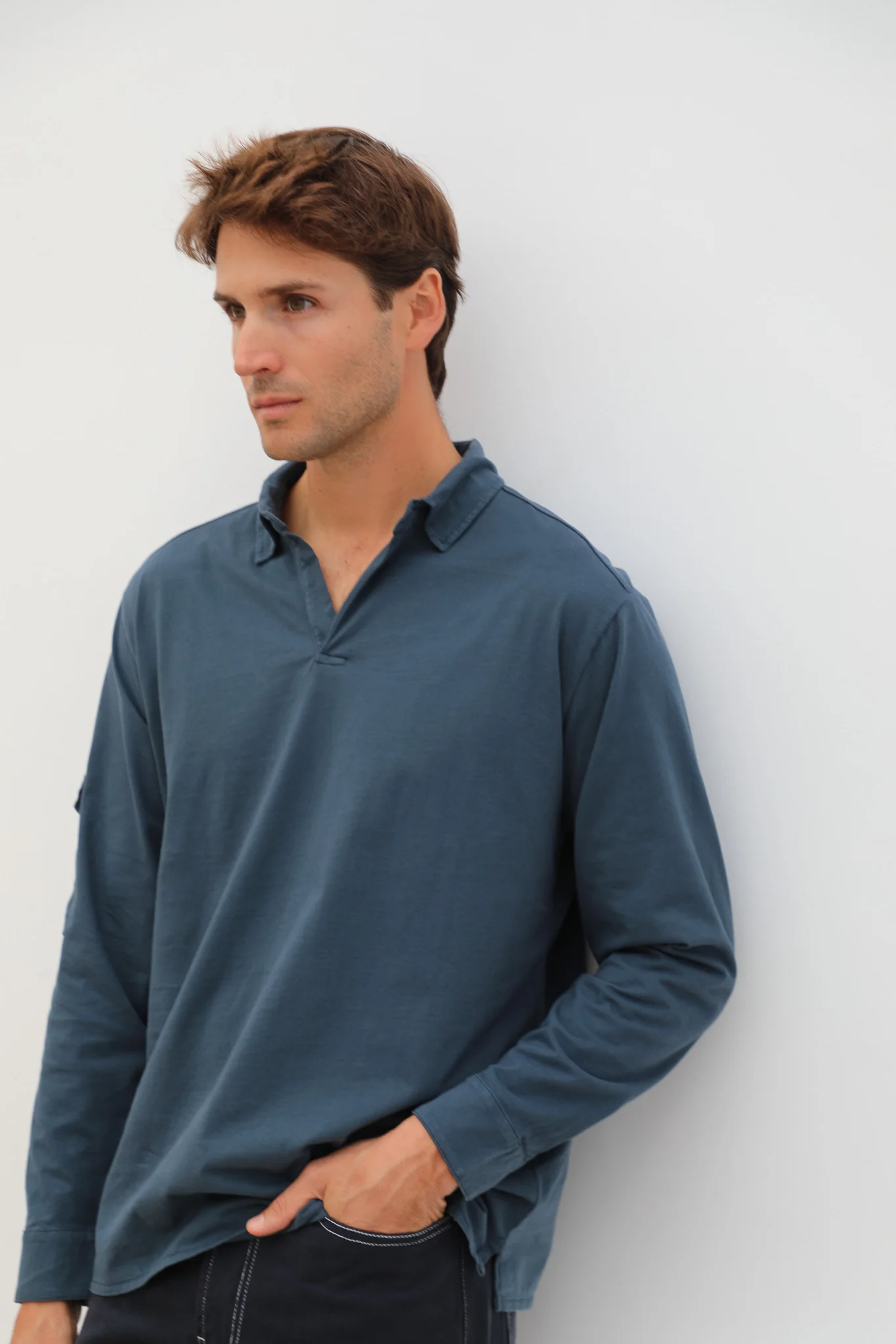 Pocket Modern Polo Petrol - Image 7