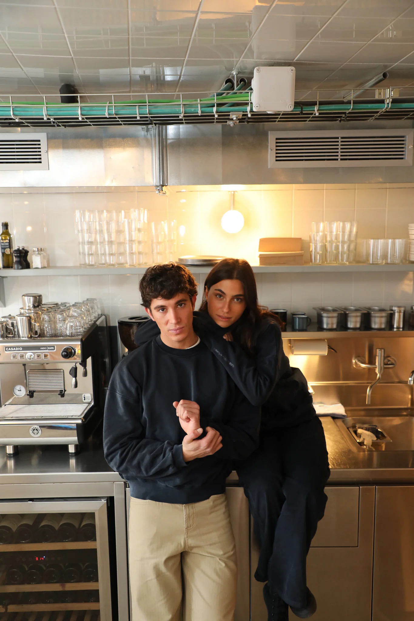 RAMSOS X PARKING PIZZA Sweatshirt Dark Navy - Image 12