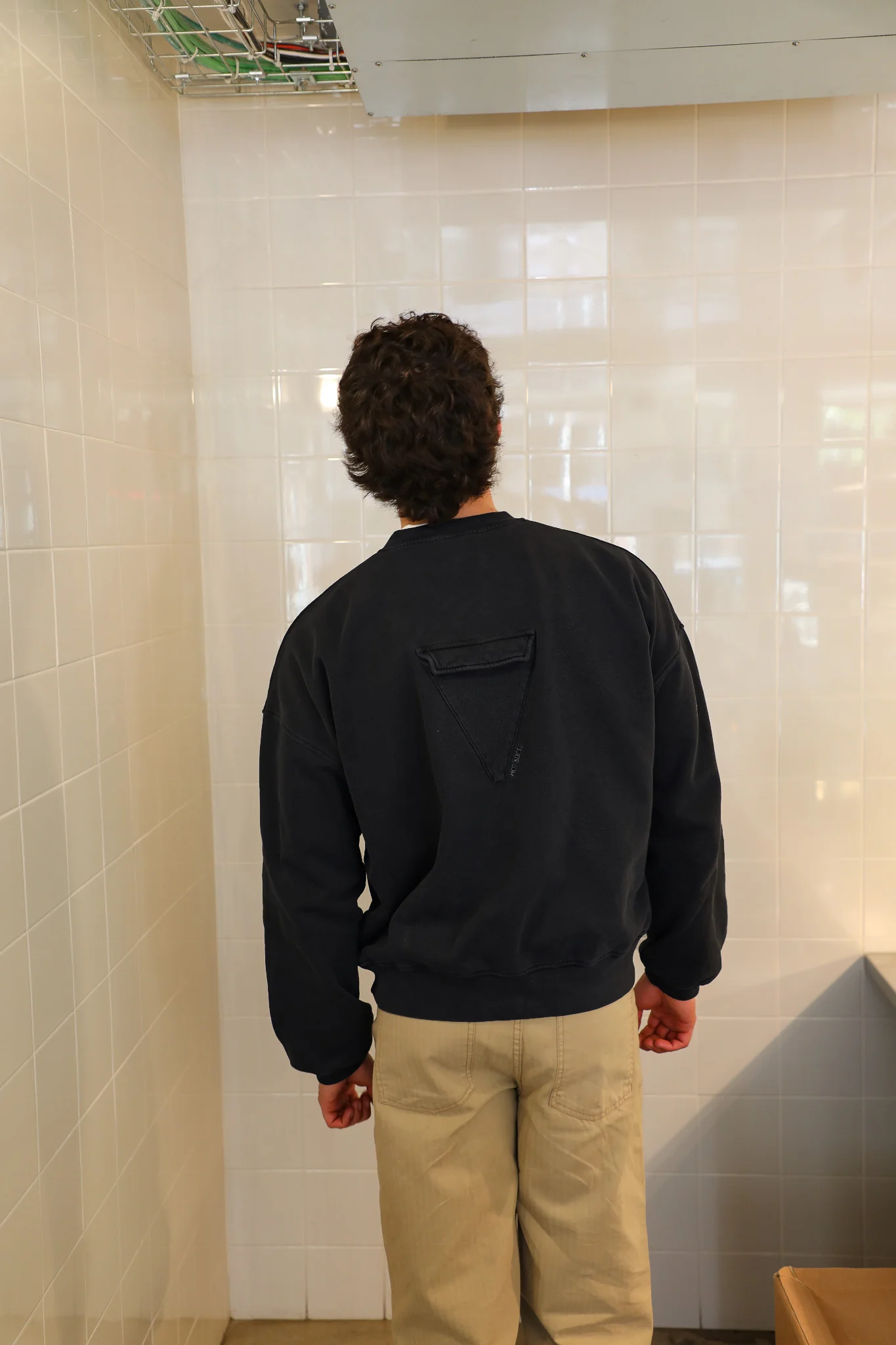 RAMSOS X PARKING PIZZA Sweatshirt Dark Navy - Image 3