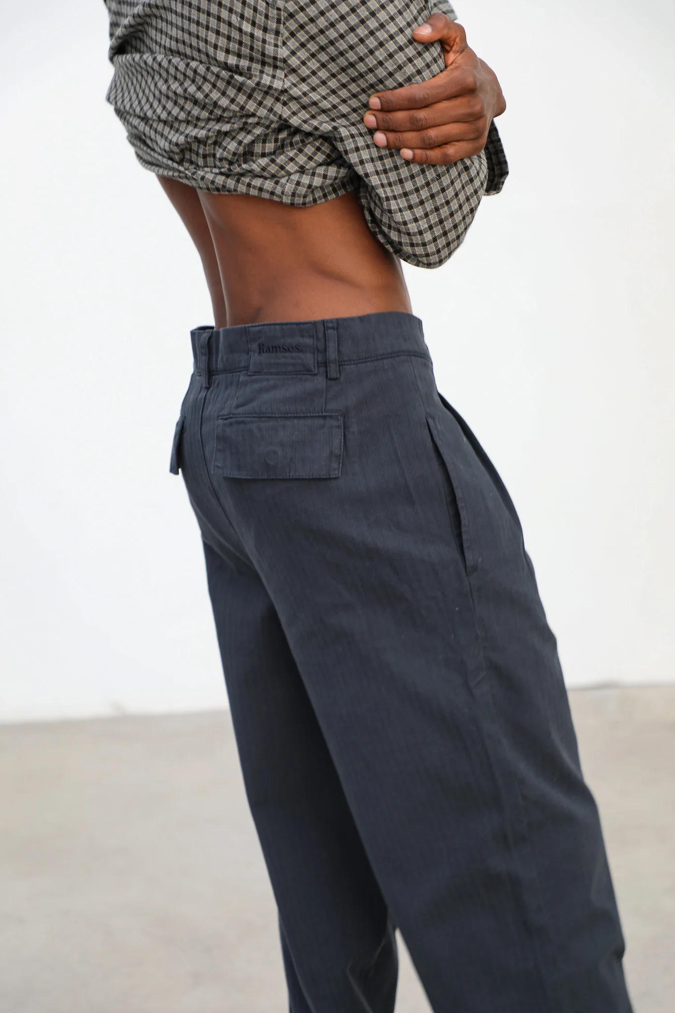 Retro Comfy Pants Navy - Image 8
