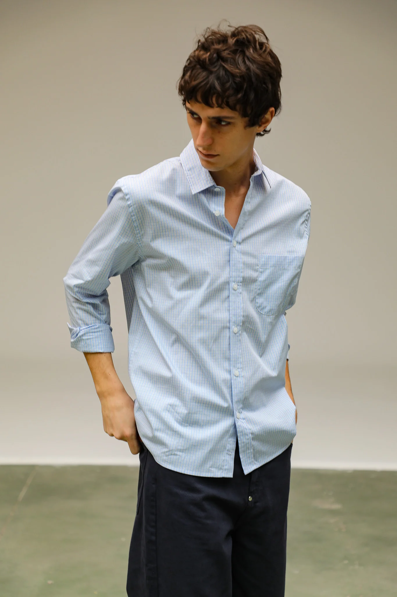 Square Shirt Blue - Image 10