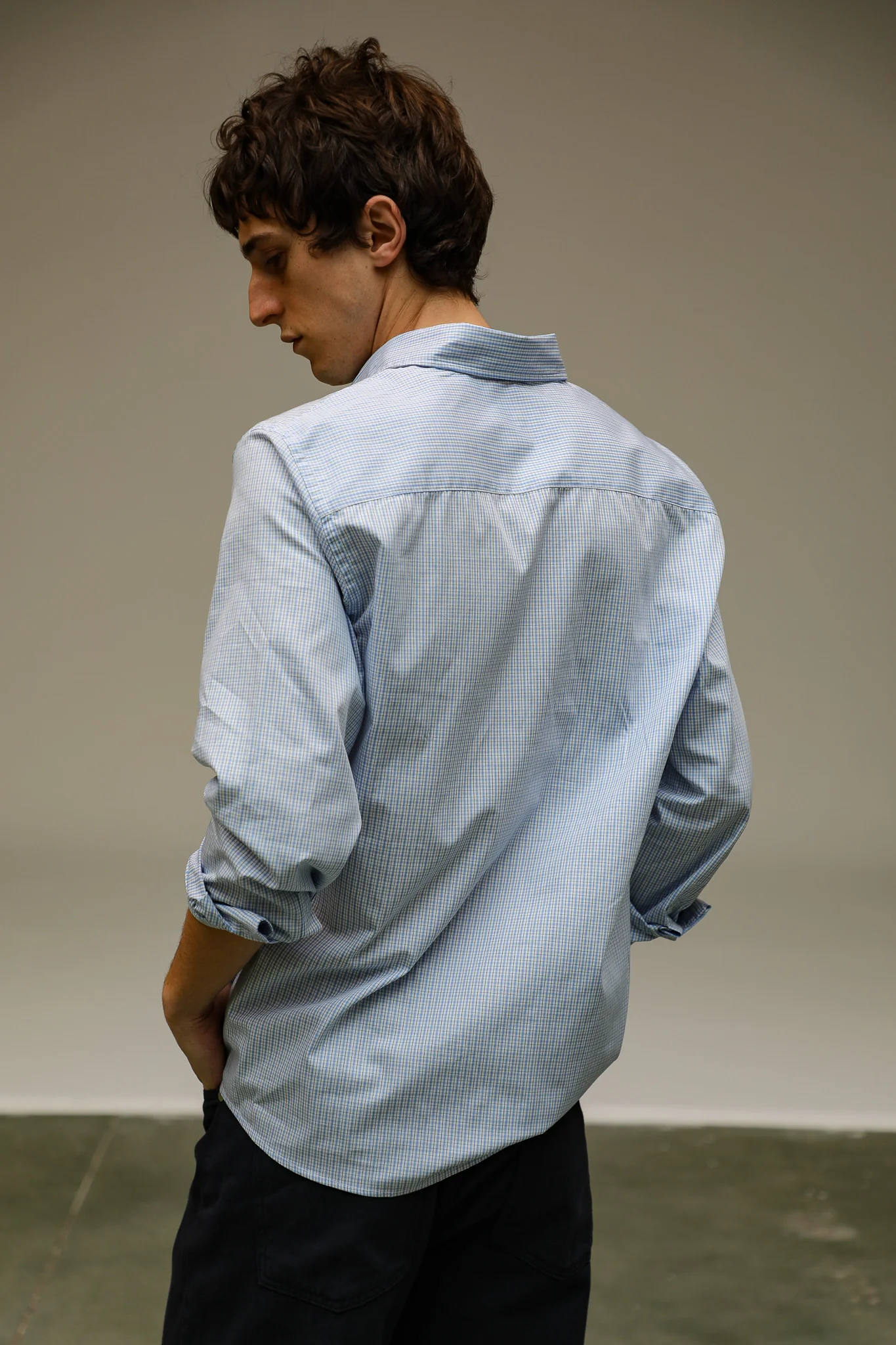 Square Shirt Blue - Image 11