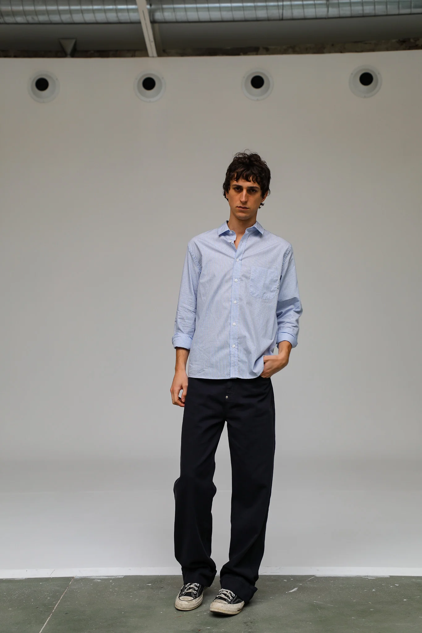 Square Shirt Blue - Image 12