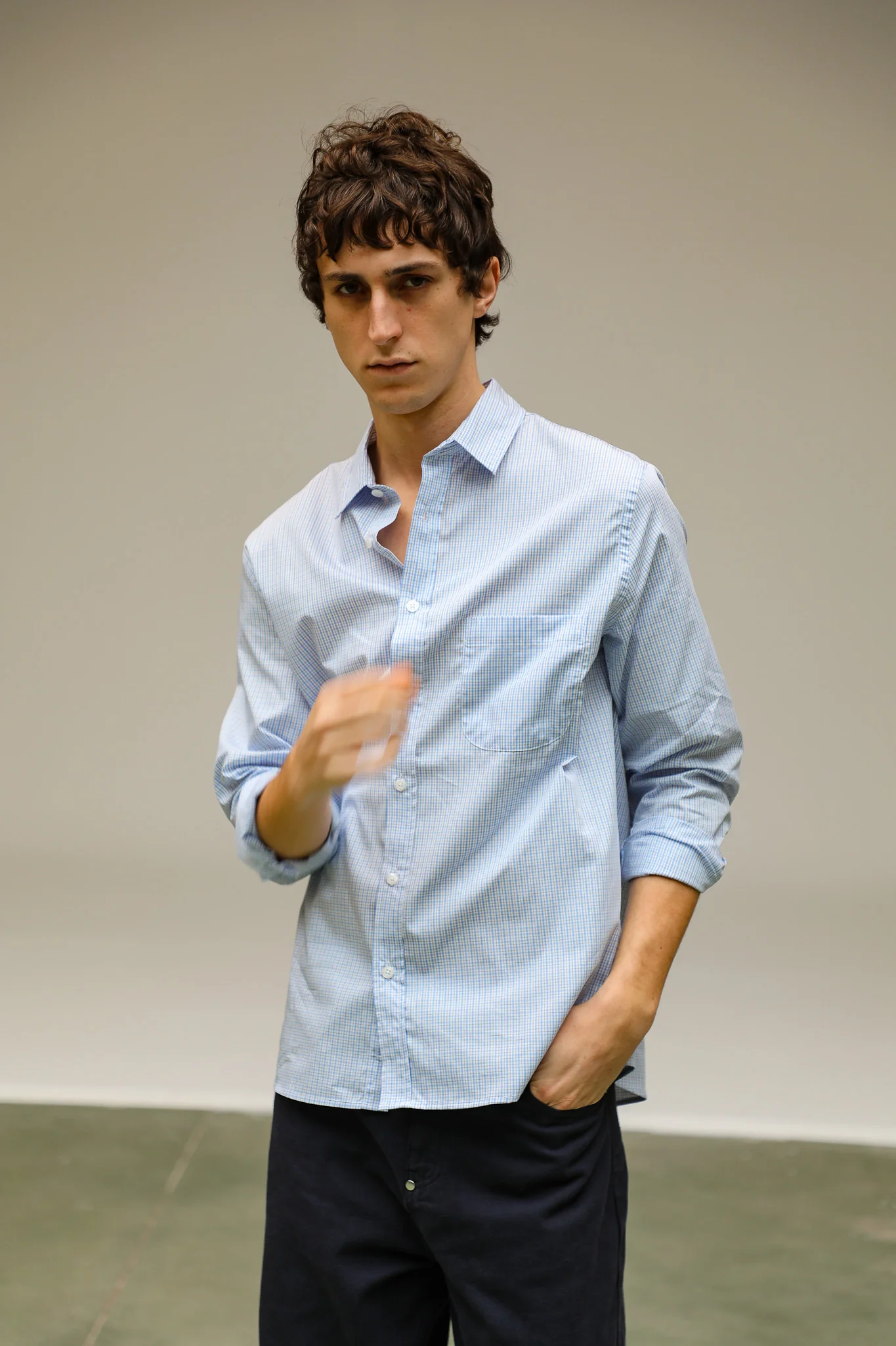 Square Shirt Blue - Image 3