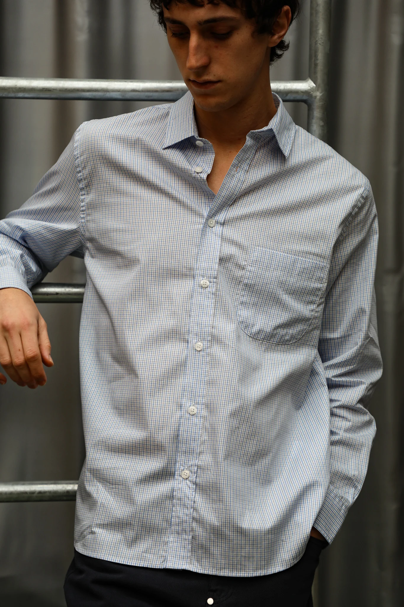 Square Shirt Blue - Image 4