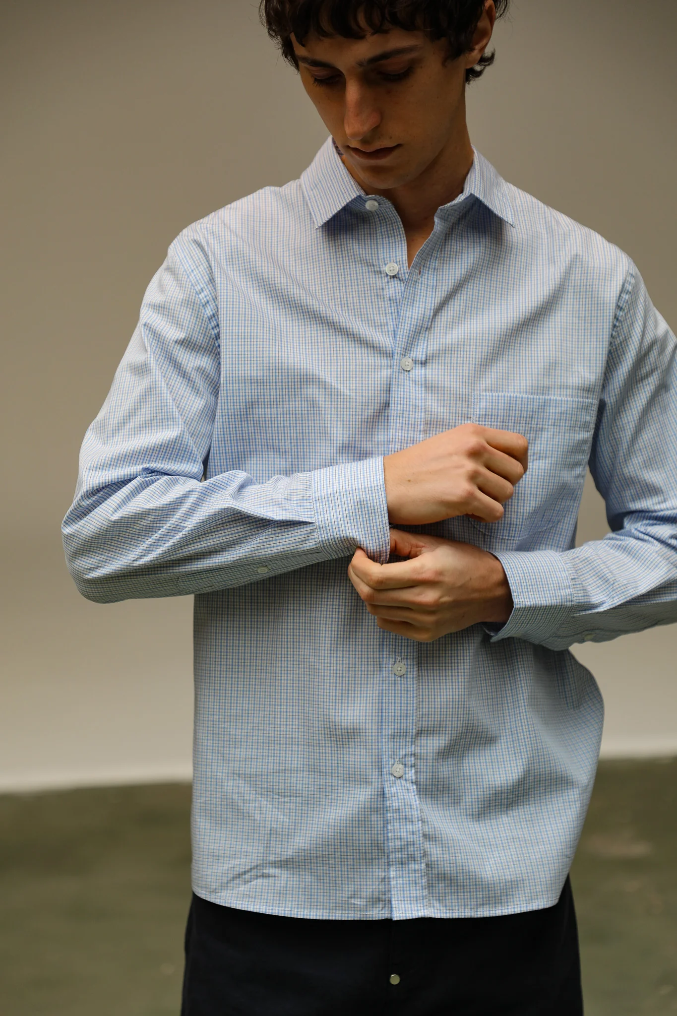 Square Shirt Blue - Image 6