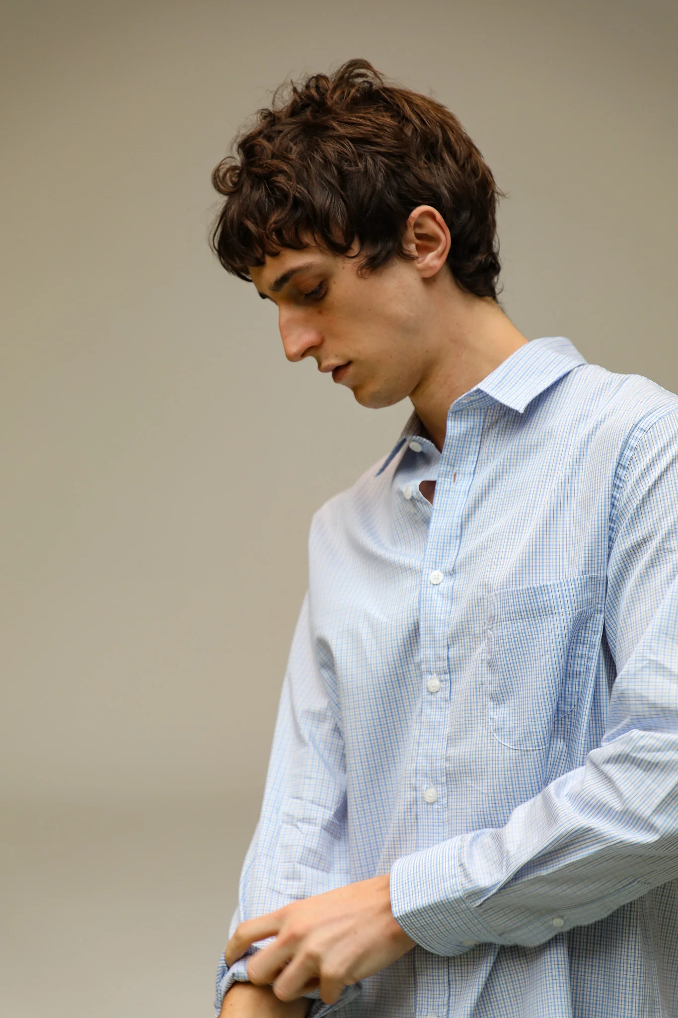 Square Shirt Blue - Image 8