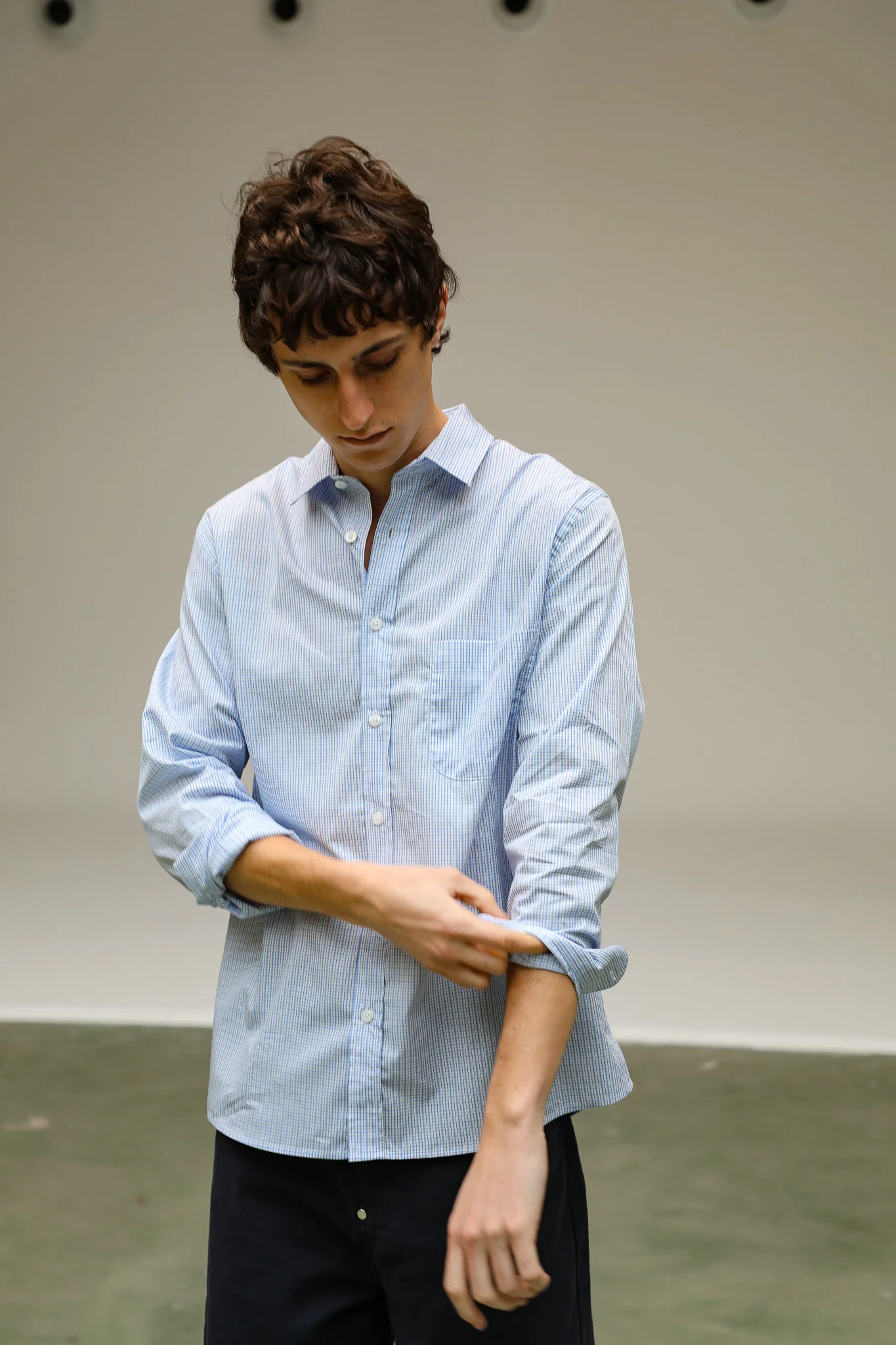 Square Shirt Blue - Image 9