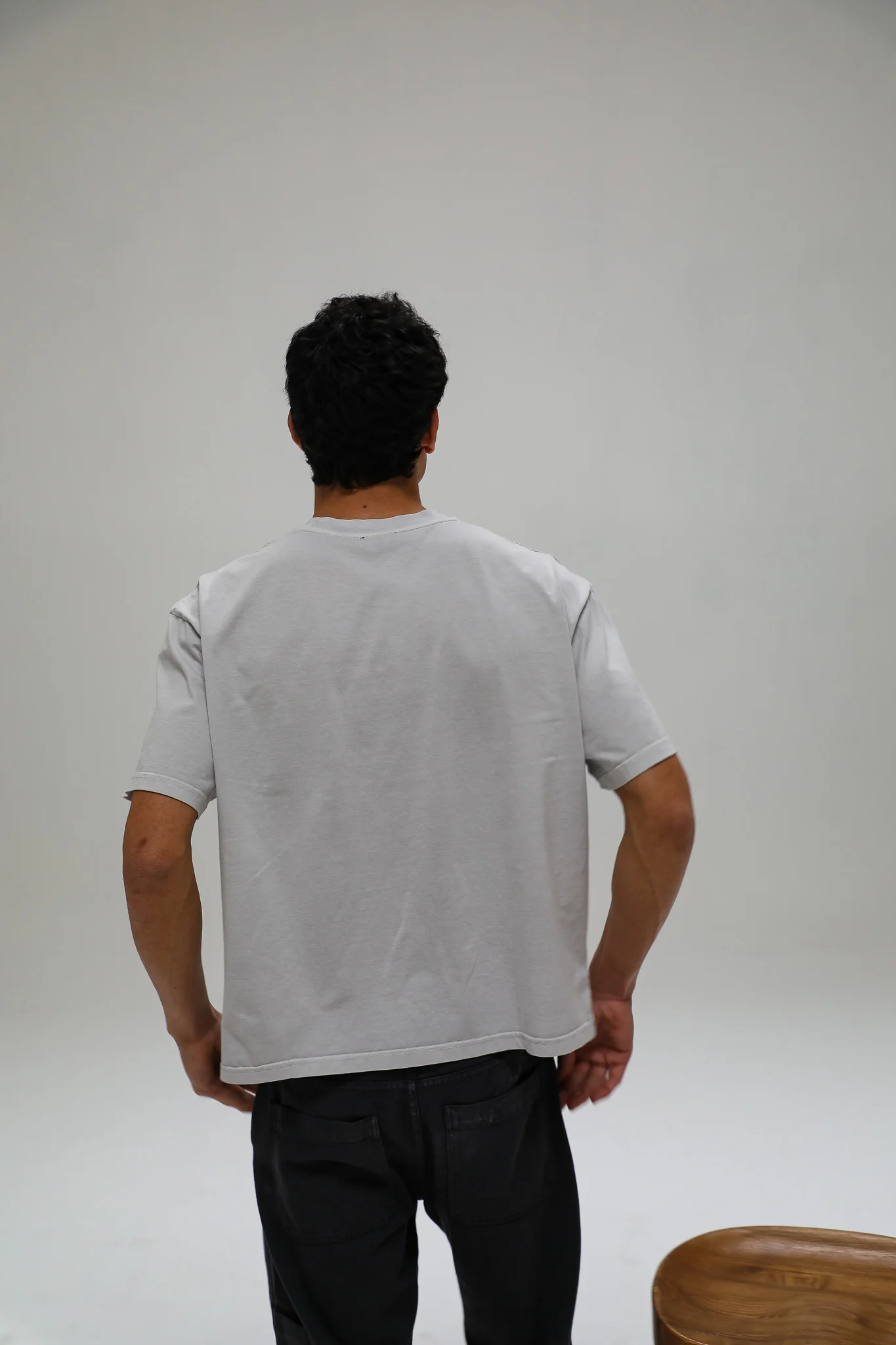 Trendy Grey Embroidered Detail T-Shirt - Image 10