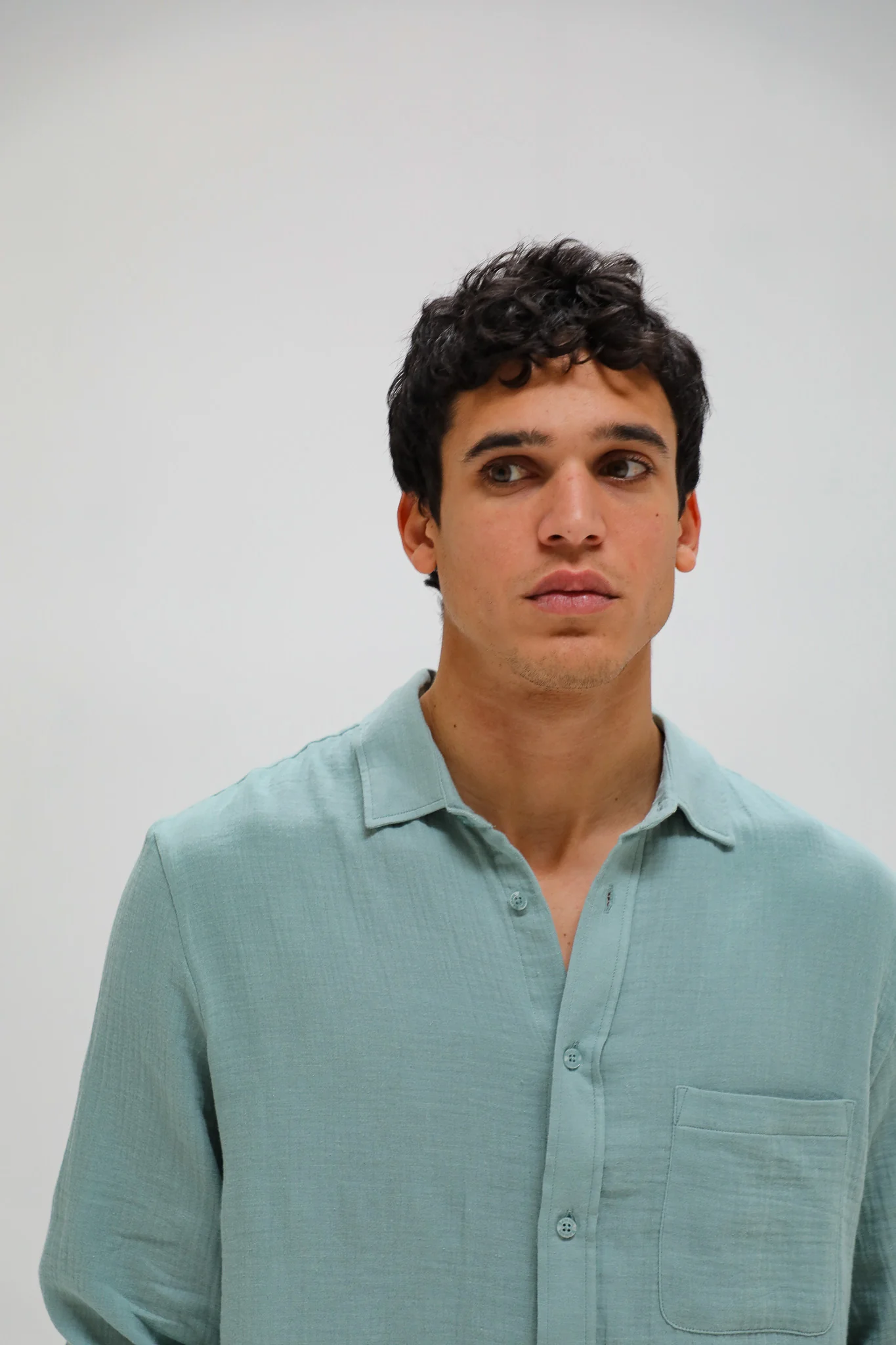 Vintage Shirt Sage Green - Image 5